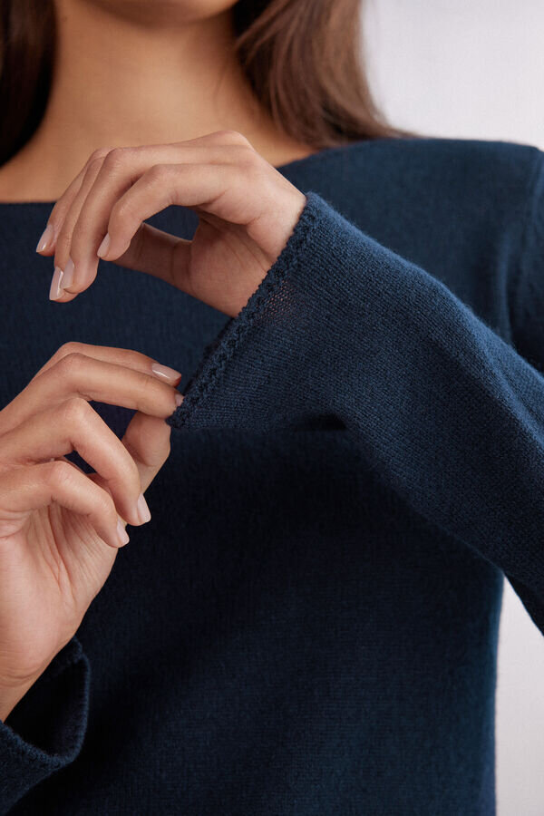 1 Kašmírový top s dlouhým rukávem 1 Kašmírový top s dlouhým rukávem