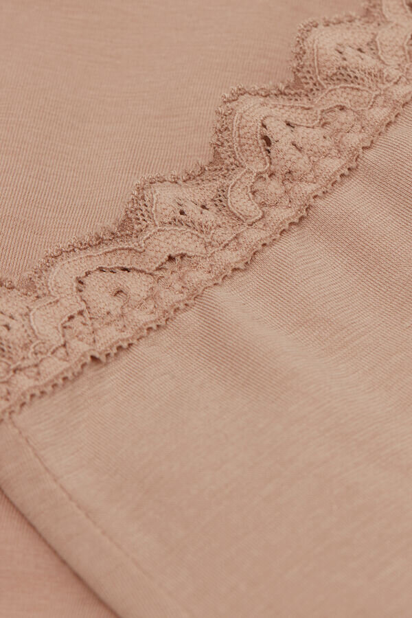 Bavlněné a krajkové kalhotky s vysokým pasem Bavlněné a krajkové kalhotky s vysokým pasem