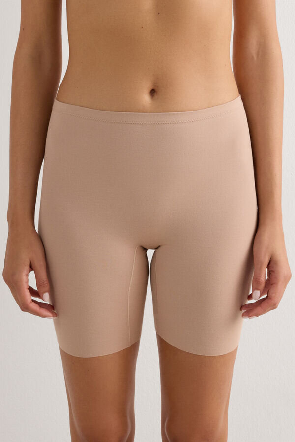 Bavlněné šortky s bezešvým lemem Bavlněné šortky s bezešvým lemem