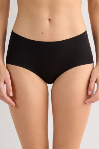 Bezešvé bavlněné hipster kalhotky