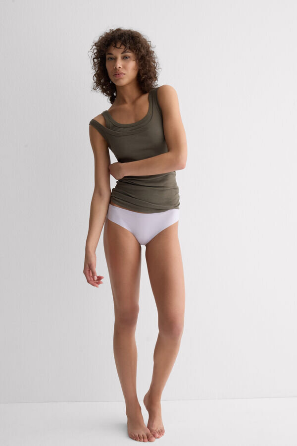 Bezešvé bavlněné kalhotky Bezešvé bavlněné kalhotky