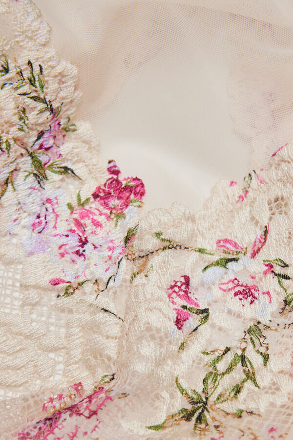 Body s potiskem Pretty Flowers z tylu a Lace Bodysuit Body s potiskem Pretty Flowers z tylu a Lace Bodysuit