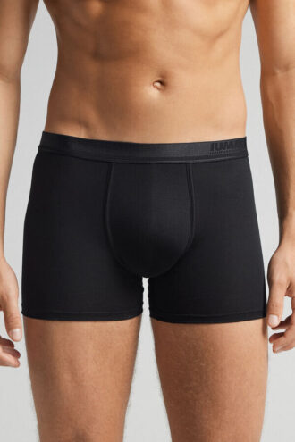 Boxerky z mercerované bavlny s logem