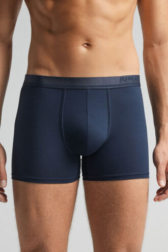 Boxerky z mercerované bavlny s logem