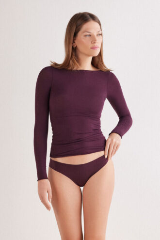 Brazilian kalhotky z bezešvého ultralehkého mikrovlákna