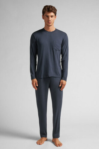 Dlouhé pyžamo z mikromodalu