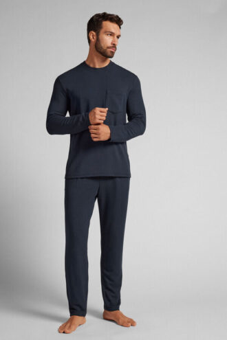 Dlouhé pyžamo z měkkého modalu