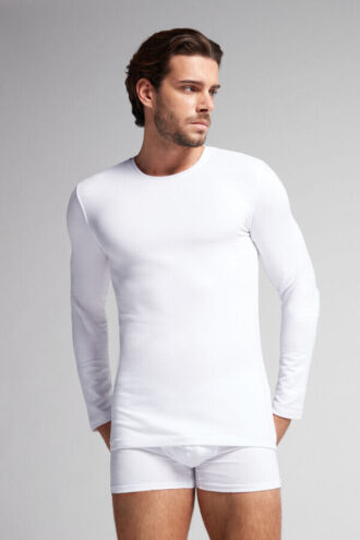 Dlouhý rukáv Modal-Cashmere Top