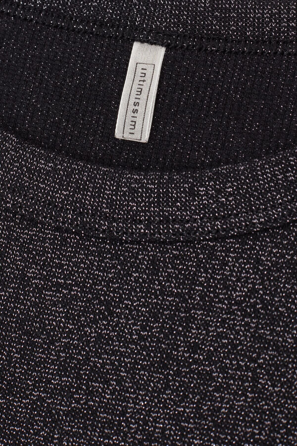 Žebrované bavlněné lamé tílko Žebrované bavlněné lamé tílko