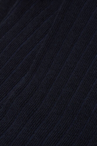 Žebrované měkké bavlněné podkolenky