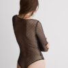 Flirt Fearlessly Lace Bodysuit s dlouhým rukávem