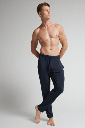 Hodvábné a modální kalhoty