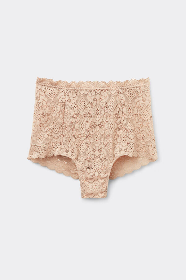Krajkové kalhotky s vysokým pasem Krajkové kalhotky s vysokým pasem