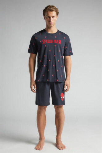 Krátké bavlněné pyžamo Spider-Man Marvel