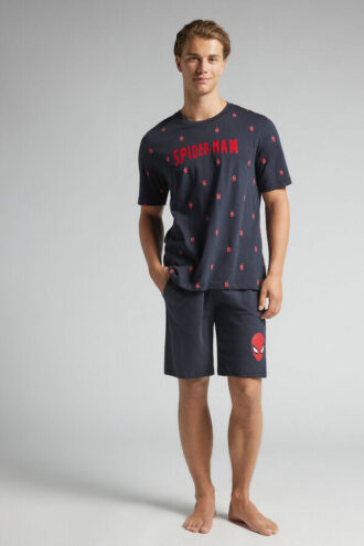 Krátké bavlněné pyžamo Spider-Man Marvel