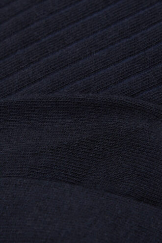 Krátké ponožky z měkké bavlny s žebrováním