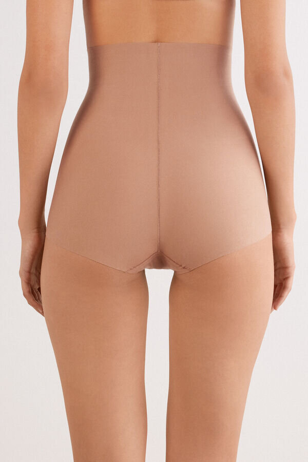 Lehké tvarující bavlněné kalhotky s vysokým pasem Lehké tvarující bavlněné kalhotky s vysokým pasem