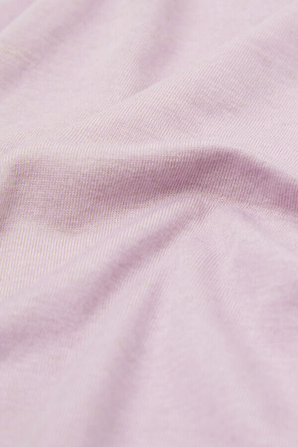 Modální kašmírové ultralehké tričko s vysokým výstřihem Modální kašmírové ultralehké tričko s vysokým výstřihem