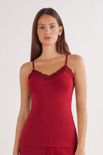 Modální top Pretty Flowers