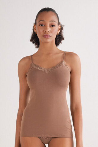 Modální top Pretty Flowers