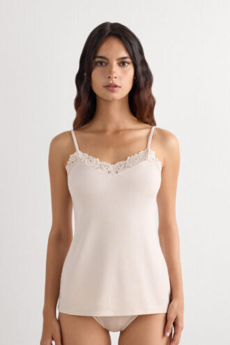 Modální top Pretty Flowers