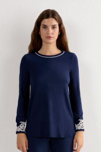 Modální top Pretty Flowers