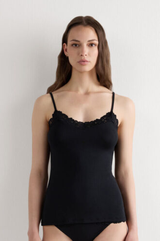 Modální top Pretty Flowers