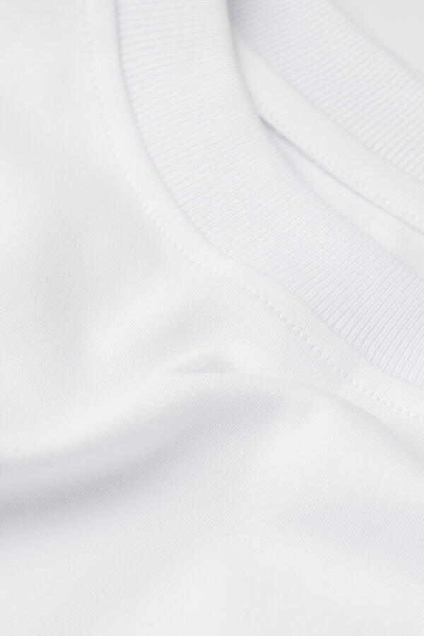 Oversized tričko z bavlněného interlocku Oversized tričko z bavlněného interlocku