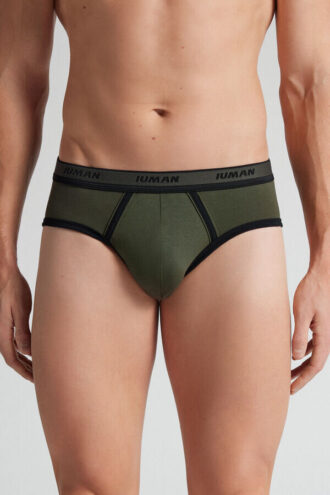 Pánské bavlněné slipy Superior s logem