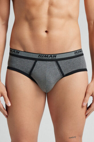 Pánské bavlněné slipy Superior s logem