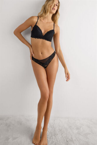 Podprsenka Tiziana Triangle s motivem Pretty Flowers