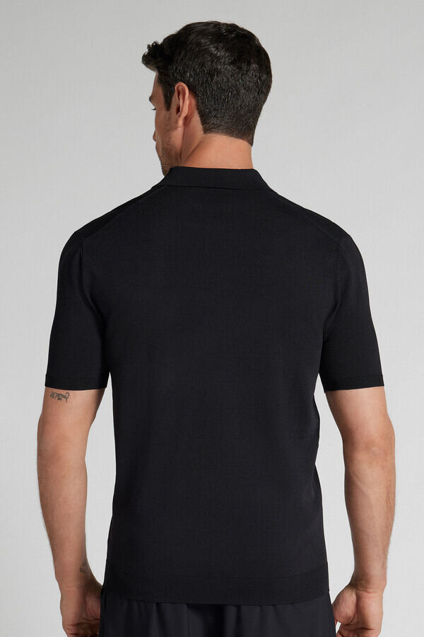 Polo tričko z viskózy a nylonu Polo tričko z viskózy a nylonu