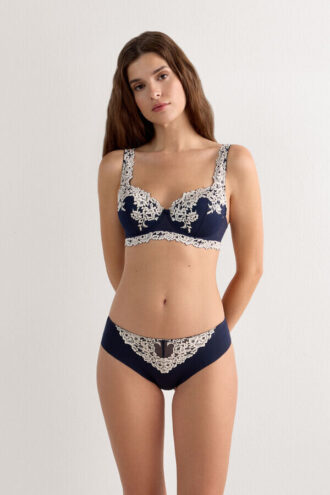 Pretty Flowers bezešvé bavlněné kalhotky