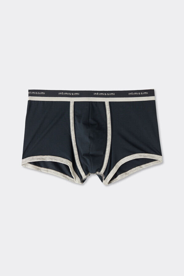 Přírodní boxerky z čerstvé bavlny s logem Přírodní boxerky z čerstvé bavlny s logem