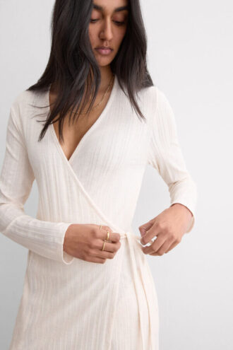 Sladký pointelle župan