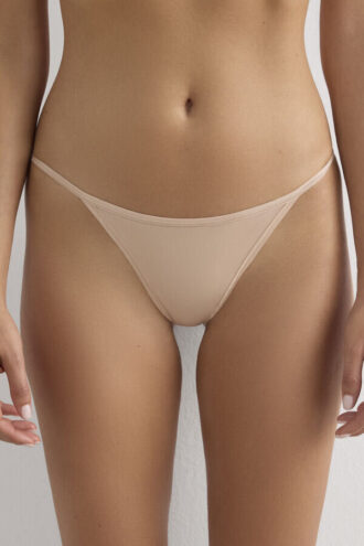 Thong s ultralehkými Microfiber-ramínky