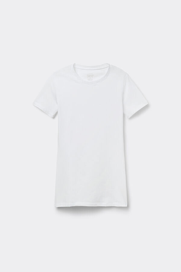 Tílko s krátkým rukávem ze super kvalitní strečové bavlny Tílko s krátkým rukávem ze super kvalitní strečové bavlny