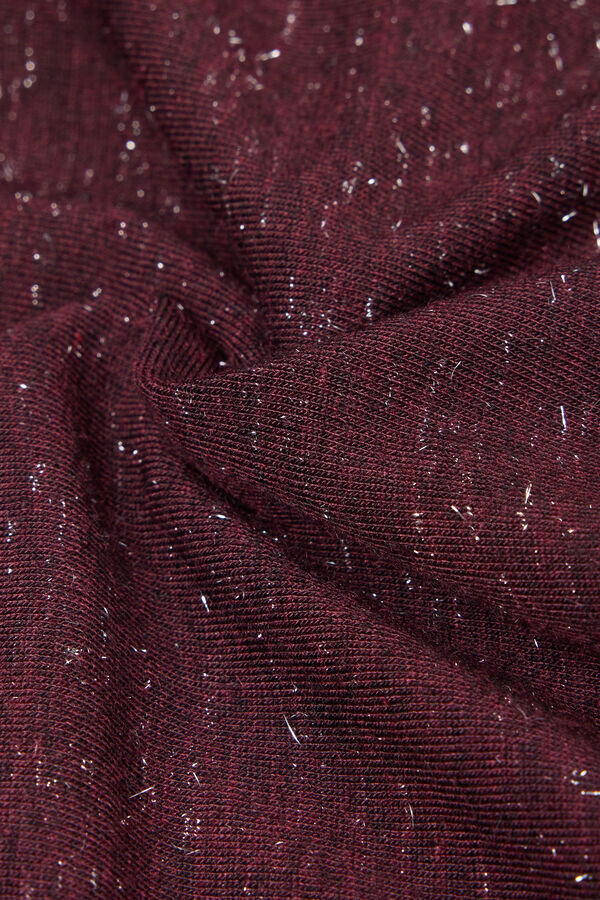 Tričko s kulatým výstřihem z lehkého modalu s kašmírovým lamé Tričko s kulatým výstřihem z lehkého modalu s kašmírovým lamé