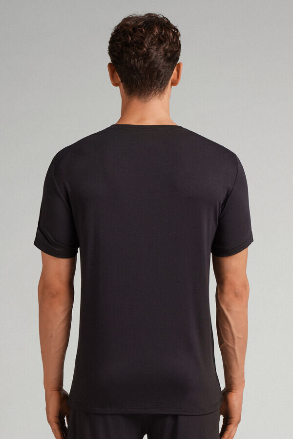 Tričko z modalu a hedvábí Tričko z modalu a hedvábí