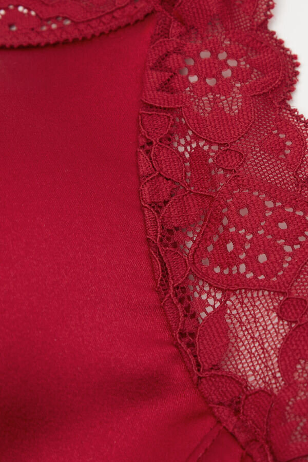 Trojúhelníková podprsenka Tiziana bez kostic z hedvábí a krajky Trojúhelníková podprsenka Tiziana bez kostic z hedvábí a krajky