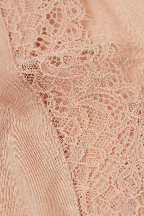 Ultralehká kašmírová halenka s dlouhým rukávem a krajkou Ultralehká kašmírová halenka s dlouhým rukávem a krajkou