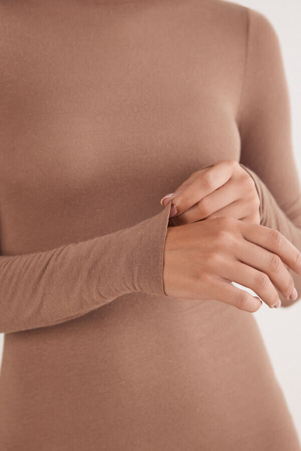 Ultralehký top s lodním výstřihem z modalu a kašmíru Ultralehký top s lodním výstřihem z modalu a kašmíru