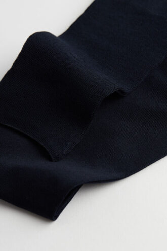 Vysoké saténové ponožky z egyptské bavlny